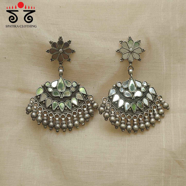 Mirror - Silver Earrings