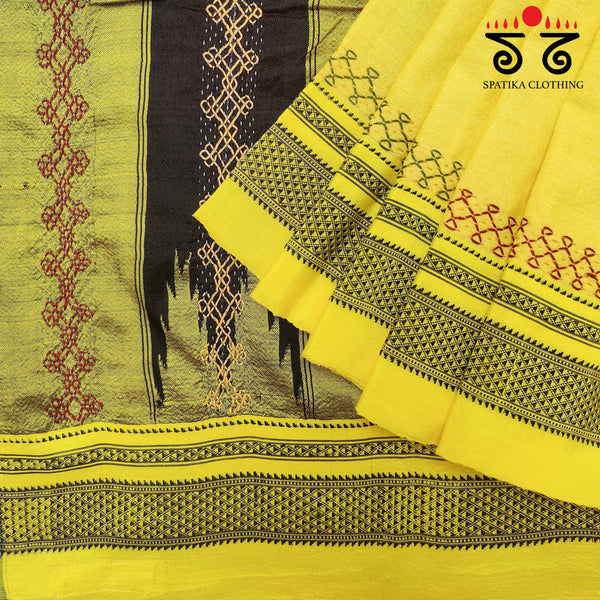 Banjara Handembroidery on Ilkal cotton Saree