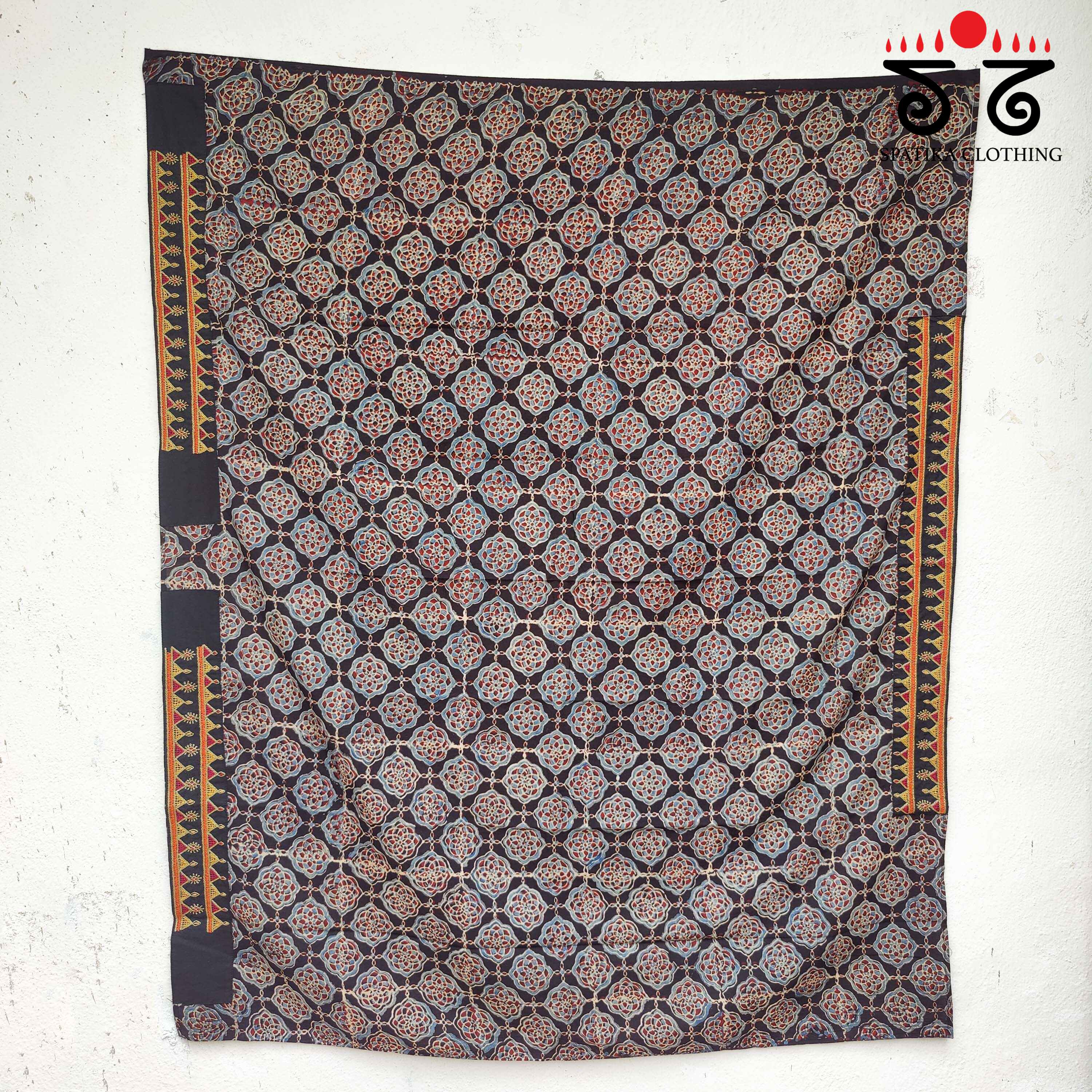 Banjara Handembroidery - Ajrakh Blouse Fabric