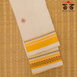 Lambani Handembroidery on Aane Hejje - Revival Saree