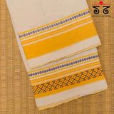 Lambani Handembroidery on Aane Hejje - Revival Saree