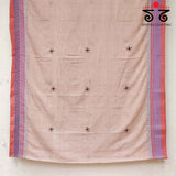 Lambani Handembroidery on Aane Hejje - Revival Saree