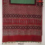 Ajrak - Bandhani on Mulmul Cotton Saree