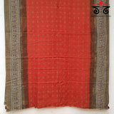 Ajrak - Bandhani on Mulmul Cotton Saree