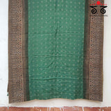 Ajrak - Bandhani on Mulmul Cotton Saree