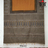 Ajrak - Bandhani on Mulmul Cotton Saree