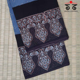 Ajrak - Bandhani on Mulmul Cotton Saree