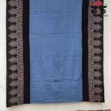 Ajrak - Bandhani on Mulmul Cotton Saree