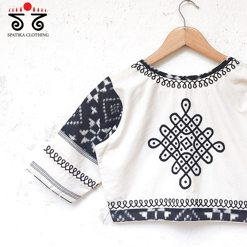 The Telia Rumal - Kolam Blouse