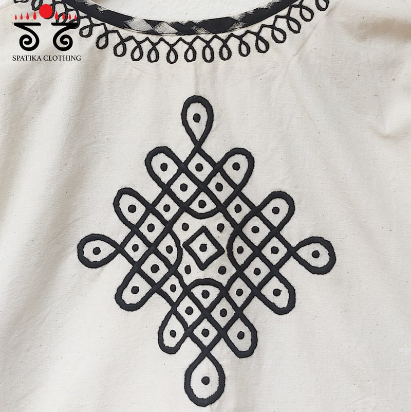 The Telia Rumal - Kolam Blouse