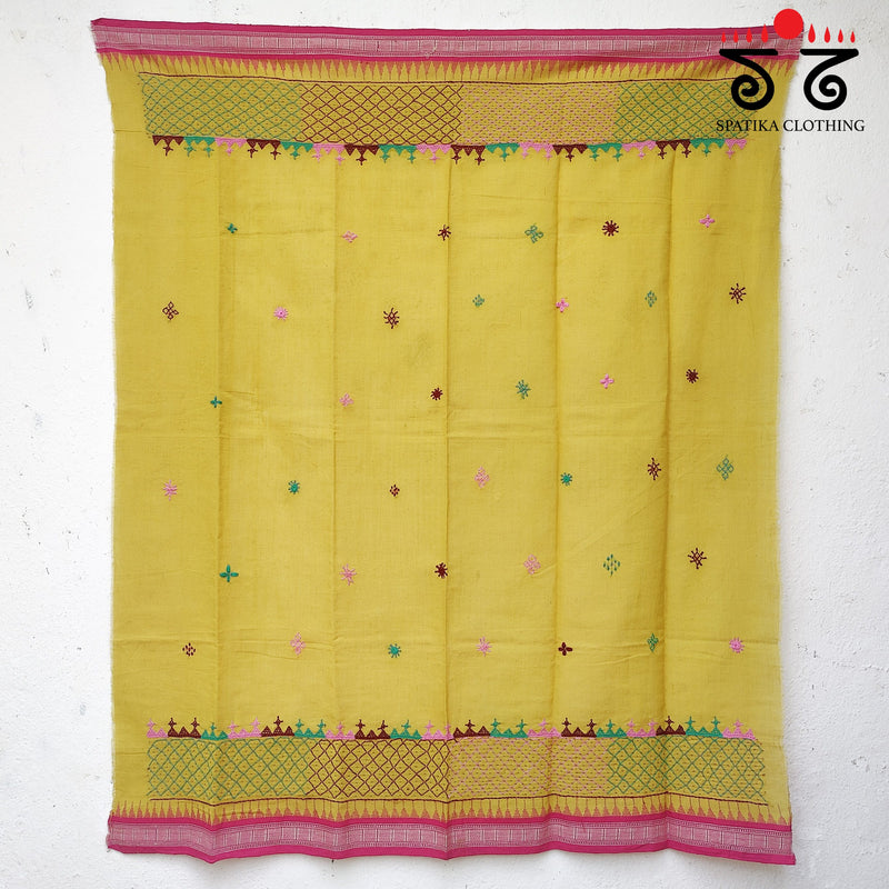 Lambani Handembroidery on Ponduru Blouse Fabric