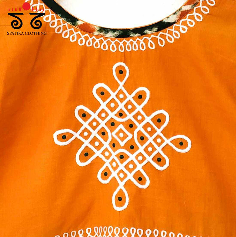 The Telia Rumal - Kolam Blouse