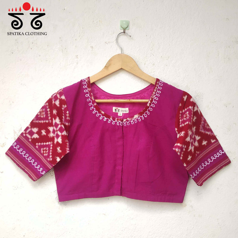 The Telia Rumal - Kolam Blouse