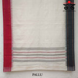 Ponduru Handspun Cotton Saree - Ganga Jamuna Border