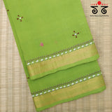 Banjara Handembroidery on Mangalagiri Cotton Saree