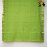 Banjara Handembroidery on Mangalagiri Cotton Saree