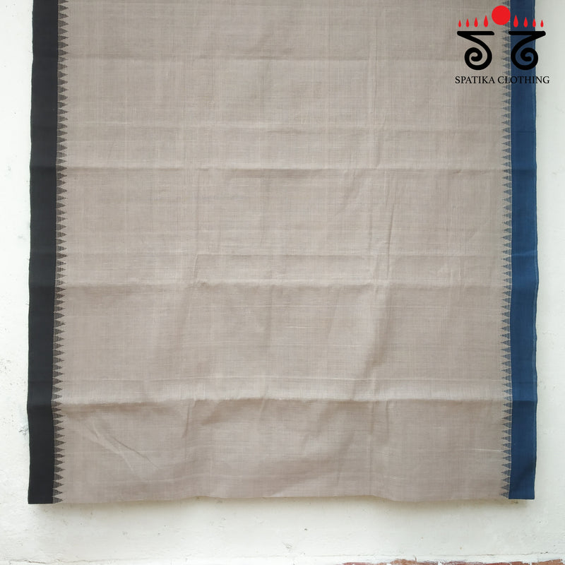 Ponduru Handspun Cotton Saree - Ganga Jamuna Border