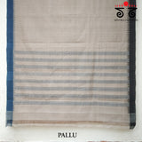 Ponduru Handspun Cotton Saree - Ganga Jamuna Border