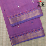 Banjara Handembroidery on Mangalagiri Cotton Saree