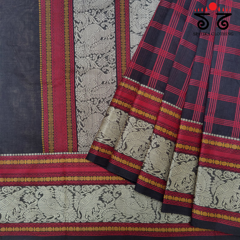 Vintage Kanjivaram Saree in Cotton