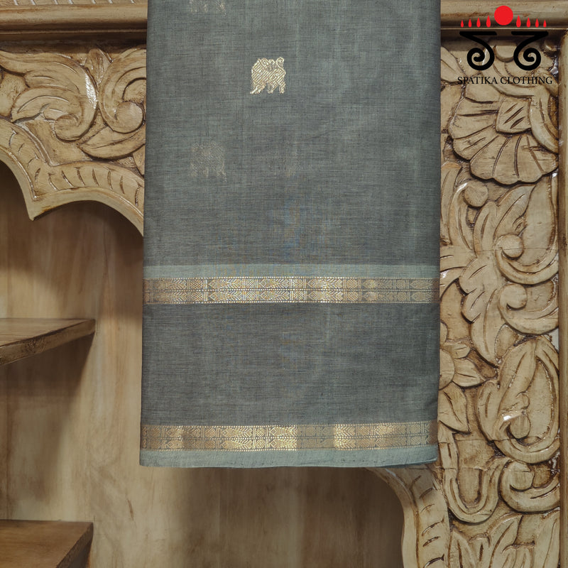 Vintage Kanjivaram Saree in Cotton