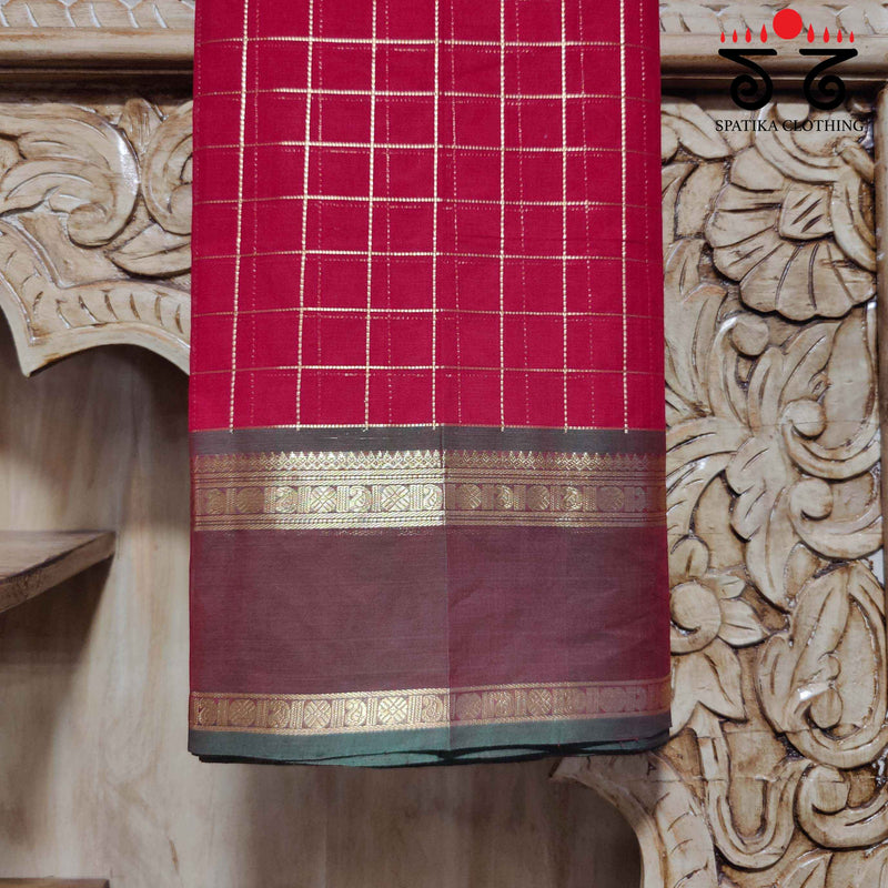 Vintage Kanjivaram Saree in Cotton