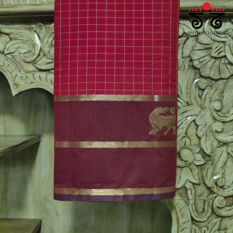 Vintage Kanjivaram Saree in Cotton