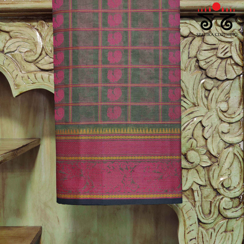 Vintage Kanjivaram Saree in Cotton