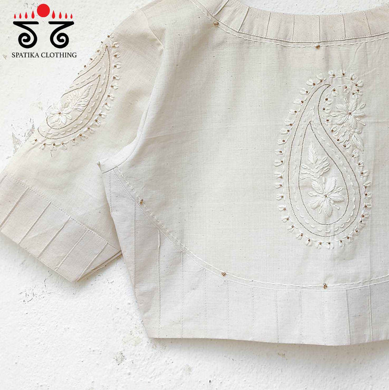 The Chikankari Blouse - New Version!