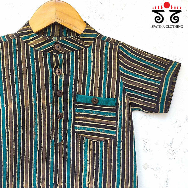 Kids - Ajrak Shirt