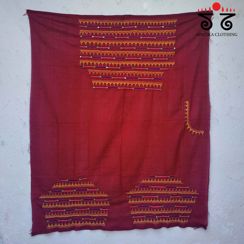 Banjara Handembroidered Blouse Fabric