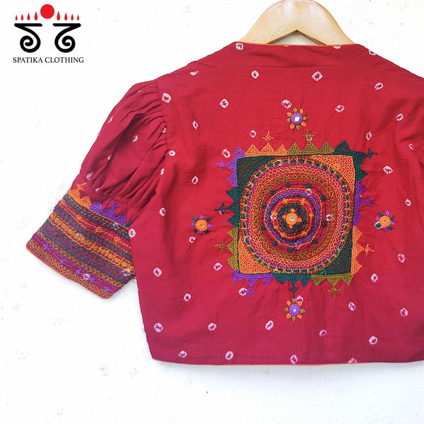 The Lambani - Bandhani blouse