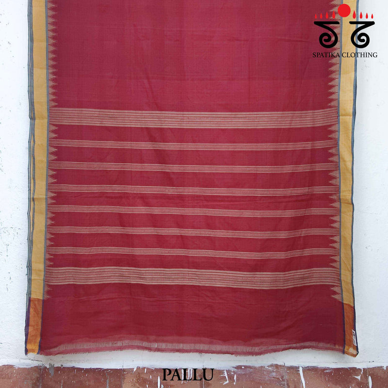 Ponduru Handspun Cotton Saree