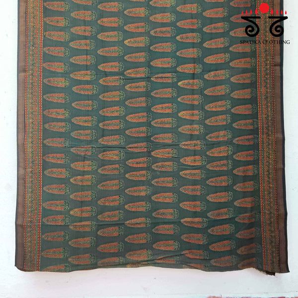 Ajrak Maheshwari Saree