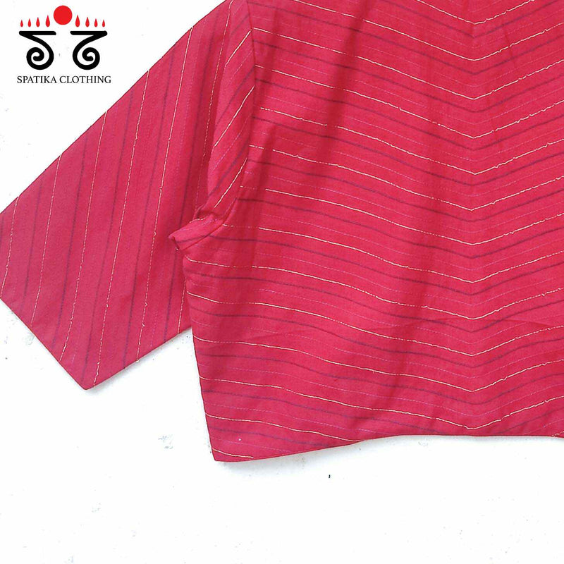 Handcrafted Zari Striped blouse