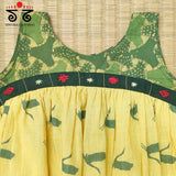 Handcrafted kids frock