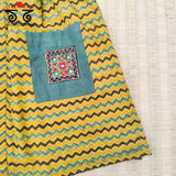 Handcrafted kids frock