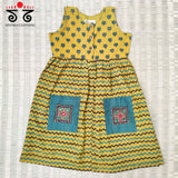 Handcrafted kids frock