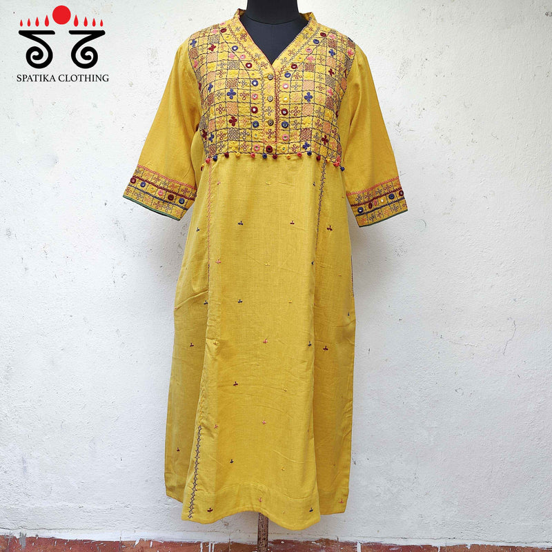 Lambani Hand Embroidered Kurta