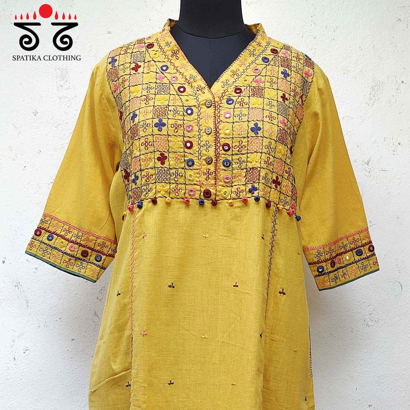 Lambani Hand Embroidered Kurta