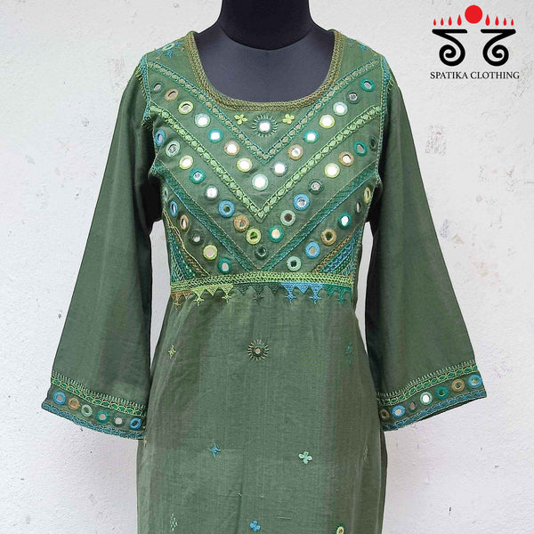 Lambani Hand embroidered kurta