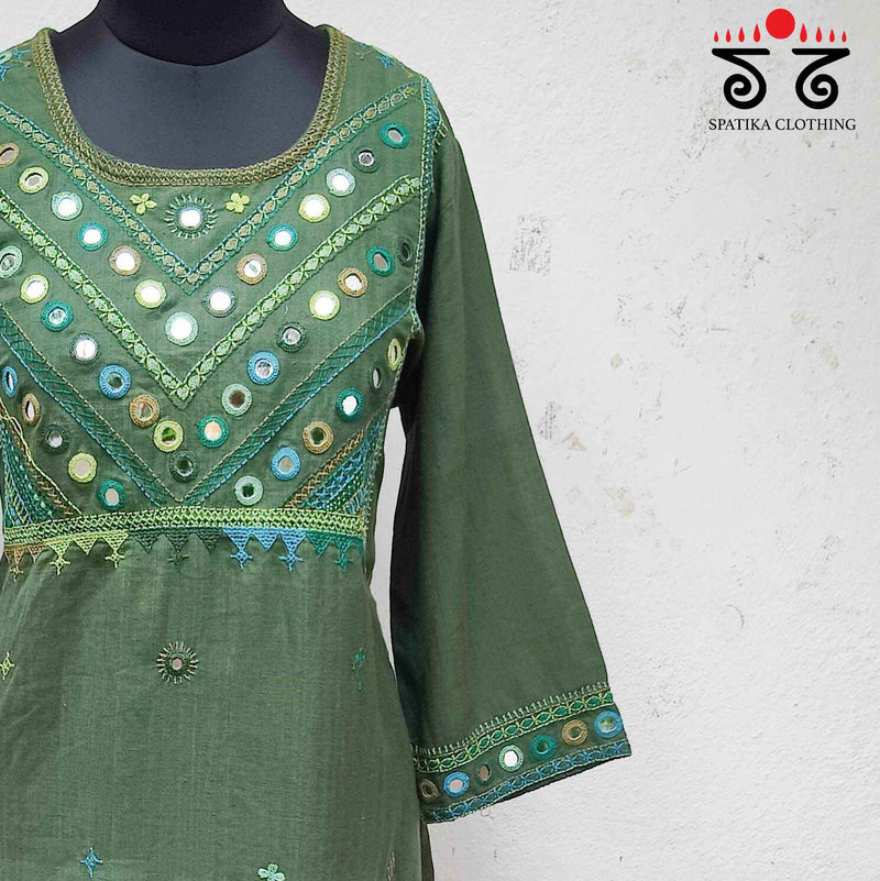 Lambani Hand embroidered kurta