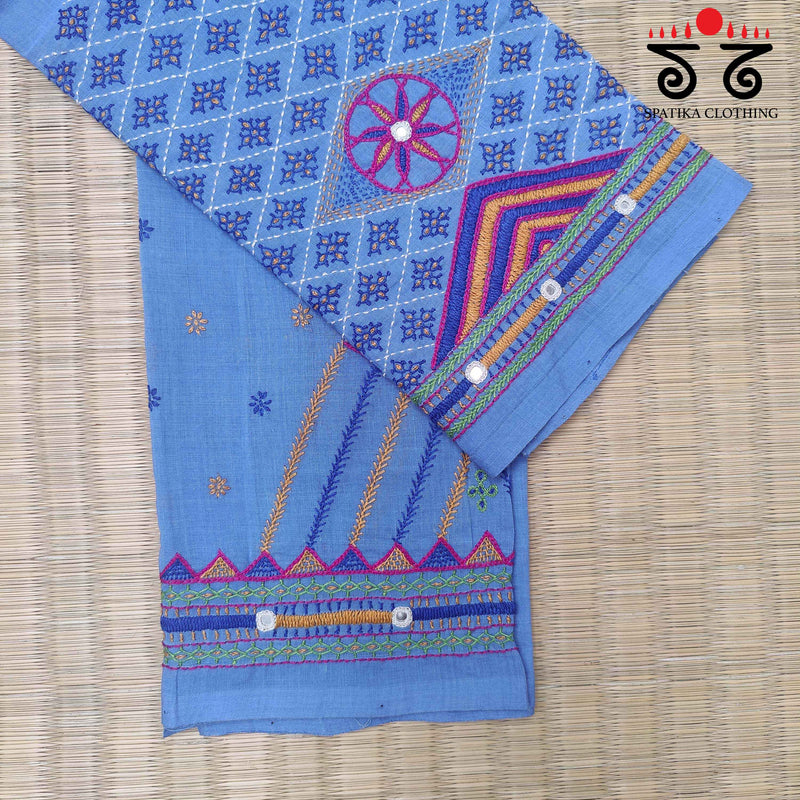 Banjara Hand - Embroidered Blouse fabric