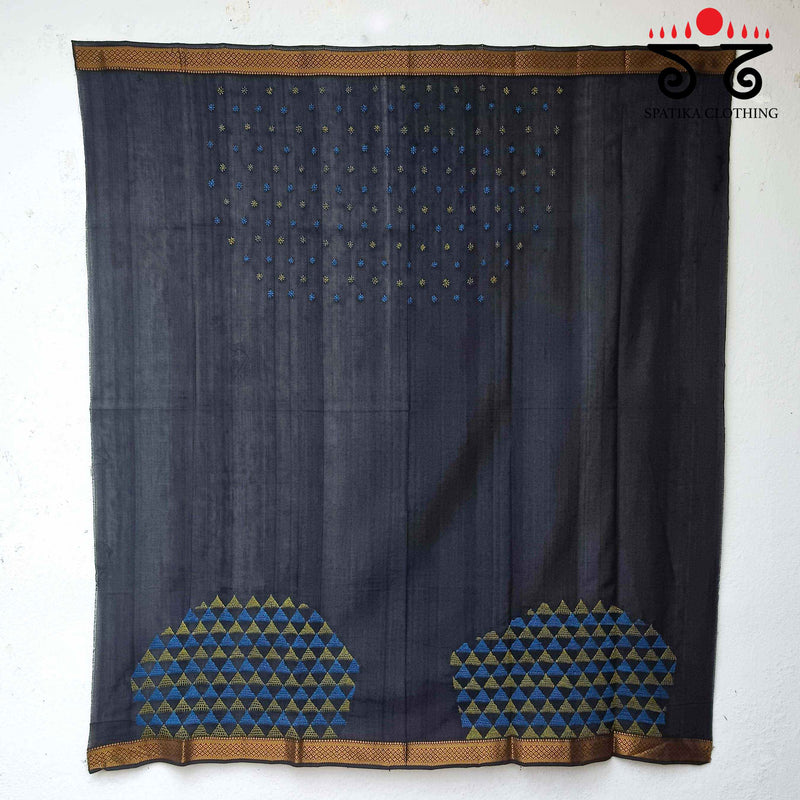 Banjara Hand - Embroidered Blouse Fabric