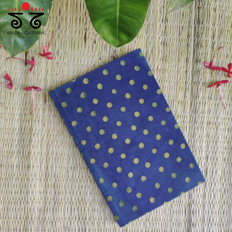 Hand Bound Ajrak Notebook-Large