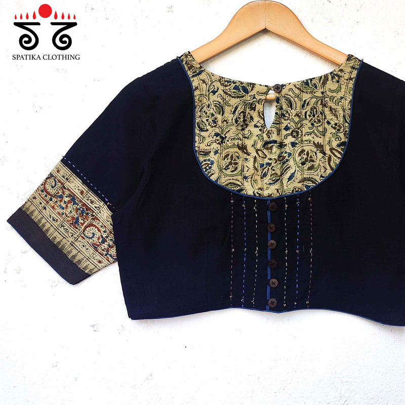 The Inlay Kalamkari Blouse