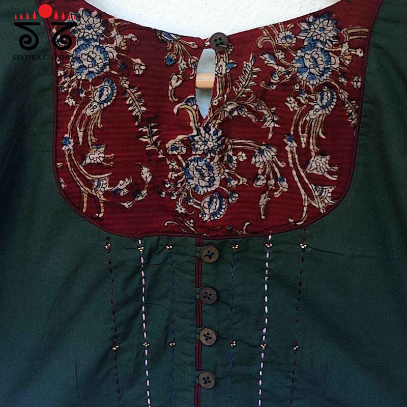 The Kalamkari Yoke Blouse