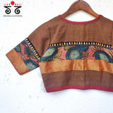 The Pen Kalamkari Handspun Blouse