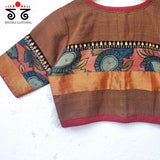 The Pen Kalamkari Handspun Blouse