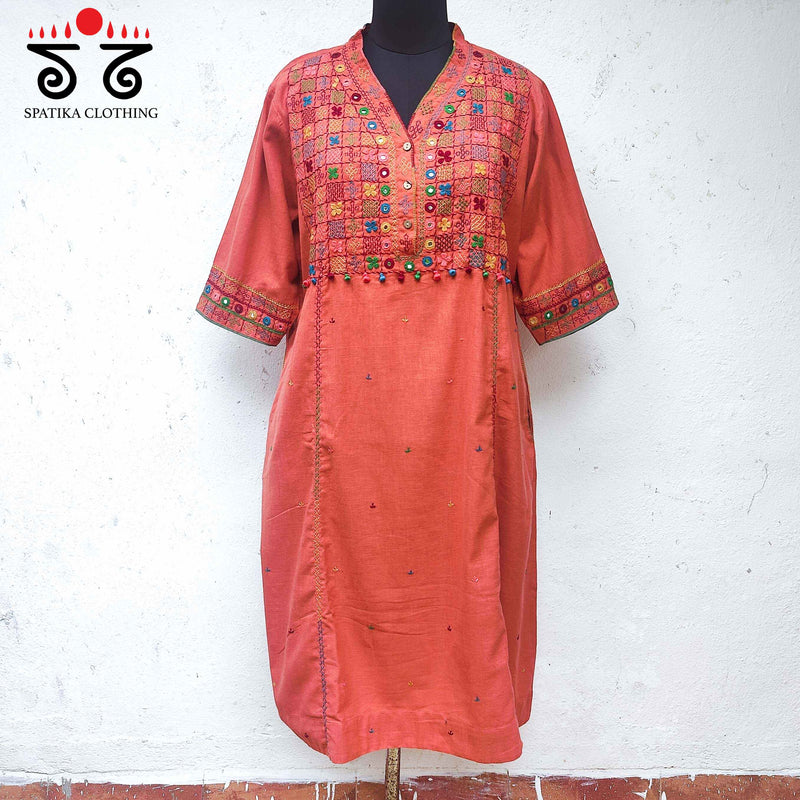 Lambani Hand Embroidered Kurta